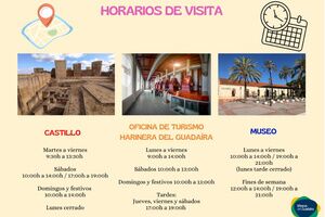 Horarios de visita de los equipamientos turísticos en Alcalá