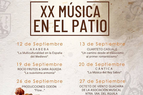 XX edición del Música en el Patio