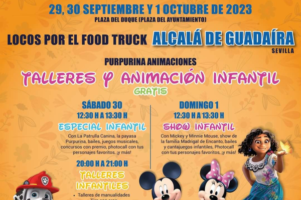 Talleres, animación y Food Truck en la Plaza del Duque