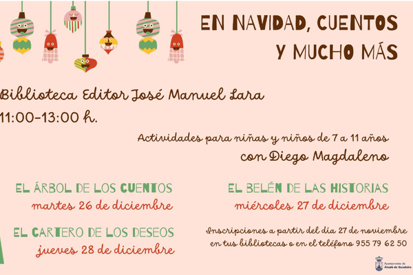 Actividades de Navidad en la biblioteca