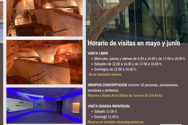 Visitas al Molino de La Mina mayo y junio