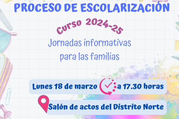 Jornadas informativas sobre el proceso de escolarización