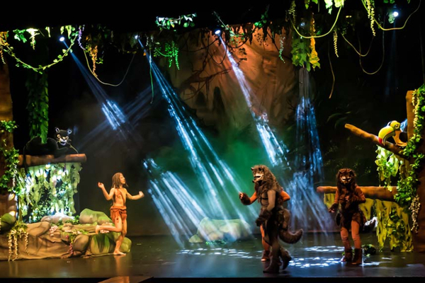 El musical de `El Libro de la Selva´ sobre el escenario del Riberas del Guadaíra