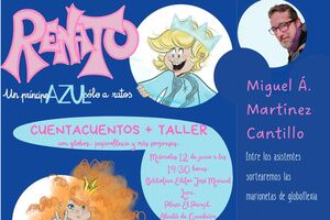 Cuentacuentos y taller con `Renato´