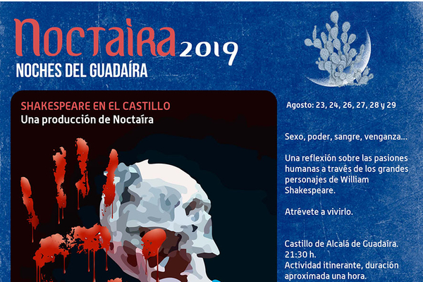 Shakespeare en el Castillo con #Noctaíra19