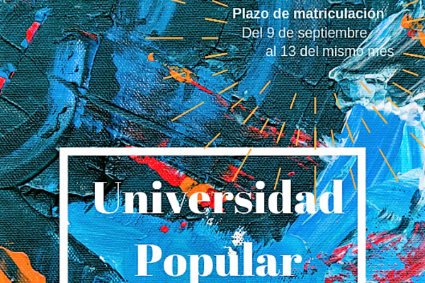 Variedad de disciplinas en la Universidad Popular 2019-20