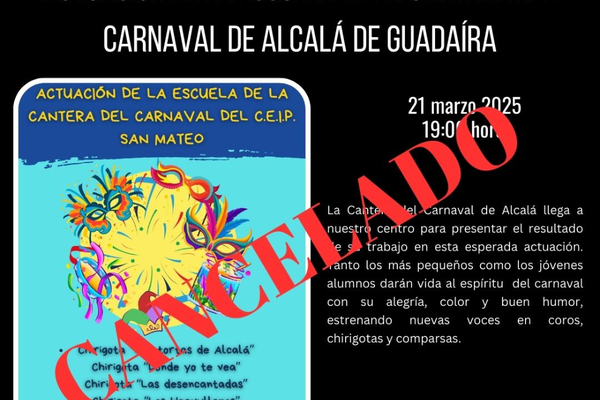 Actuación de la Escuela de la cantera del Carnaval