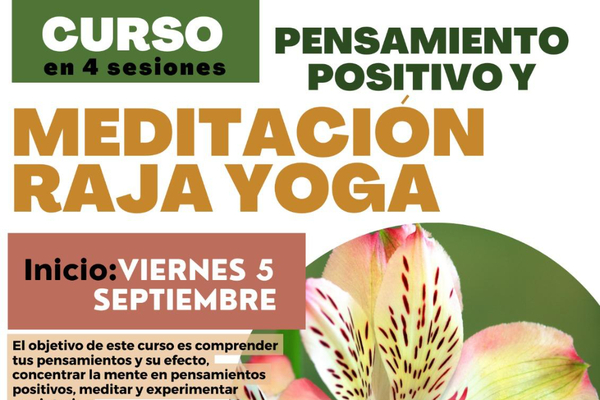 Curso de pensamiento positivo y meditación raja yoga
