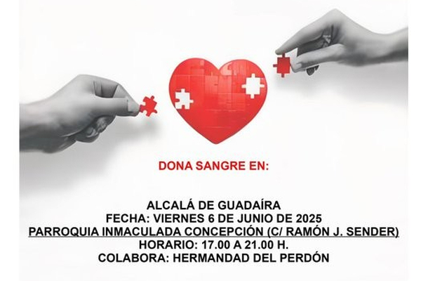 Campaña de donación de sangre en el mes de junio
