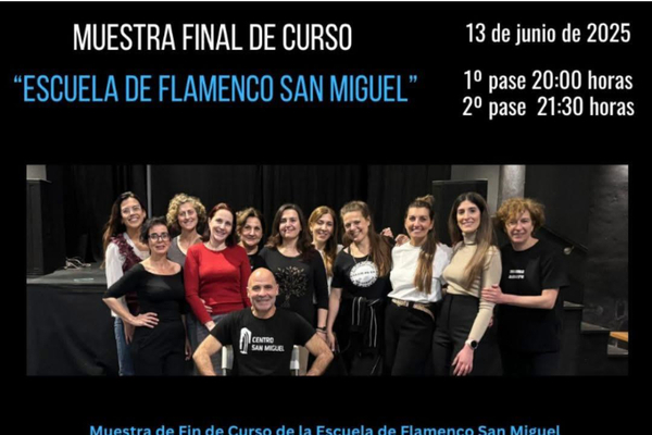 Final de curso de la escuela de flamenco San Miguel