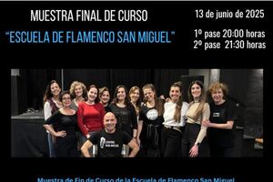 Final de curso de la escuela de flamenco San Miguel
