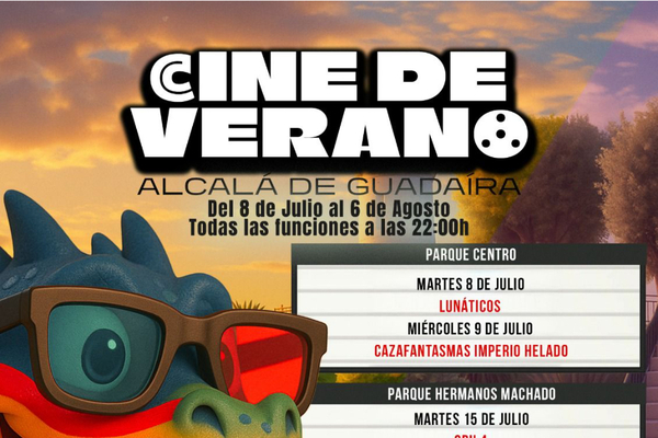 Cine de verano en Alcalá