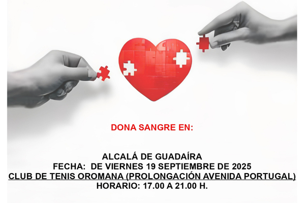 Campaña de donación de sangre en Alcalá