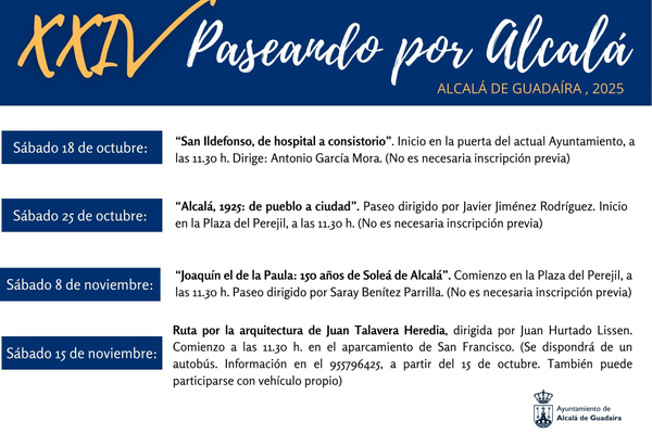 Ciclo XXIV Paseando por Alcalá