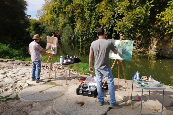 Exposición de las obras del Concurso de Pintura al Aire Libre