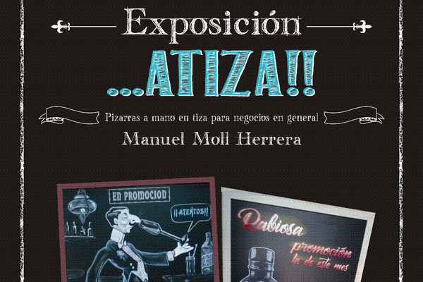 El artista alcalareño Manuel Moll Herrera presenta la exposición `Atiza!!´