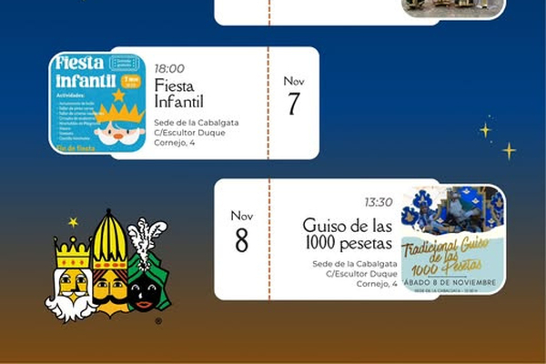 Actividades de la Cabalgata de Reyes Magos de Alcalá