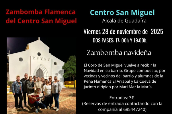 Zambomba flamenca en San Miguel
