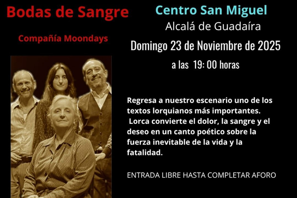 Representación de `Bodas de Sangre´