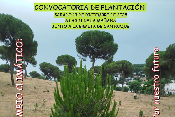 Plantación del grupo ecologista