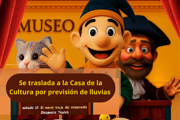 Títeres el sábado 13 de diciembre enb la Casa de la Cultura