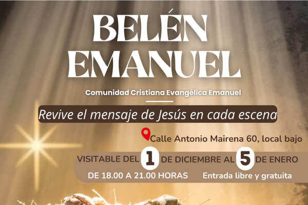 Belén visitable en calle Antonio Mairena