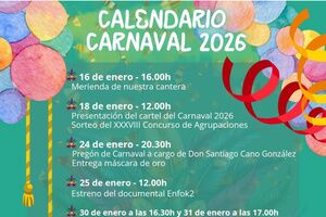 Programación Carnaval 2026