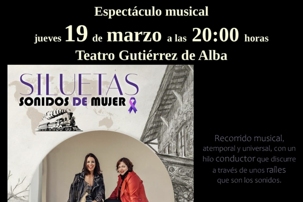 Espectáculo musical Siluetas Sonidos de Mujer