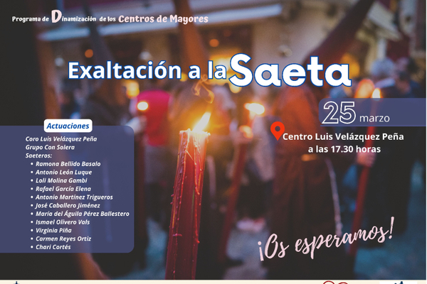 Exaltación a la saeta en el Luis Velázquez Peña