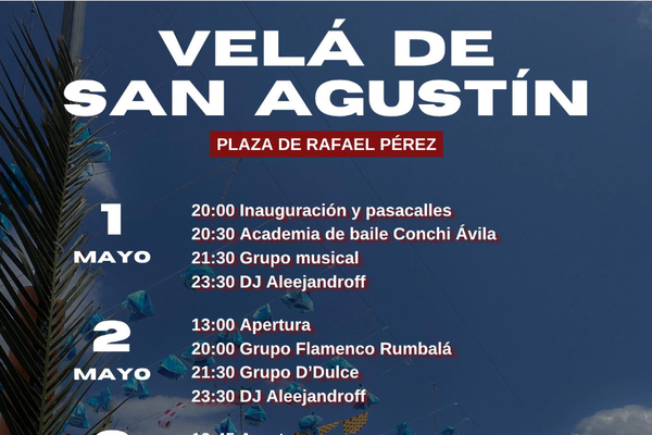 Velá de San Agustín 2026
