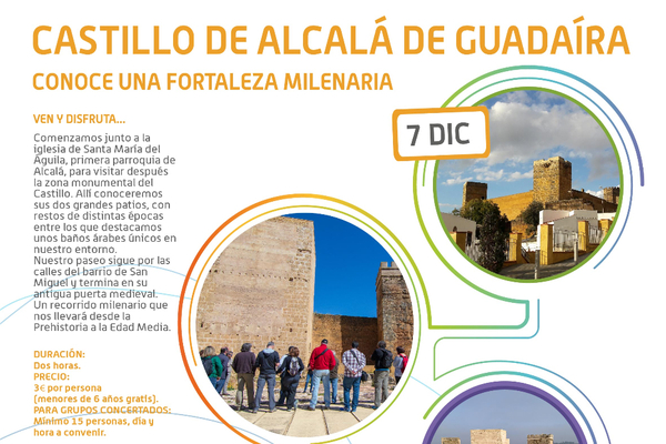 Visita guiada al Castillo de Alcalá en diciembre