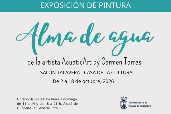 Exposición de pintura `Alma de agua´