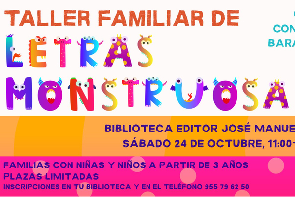 Taller familiar de Letras Monstruosas