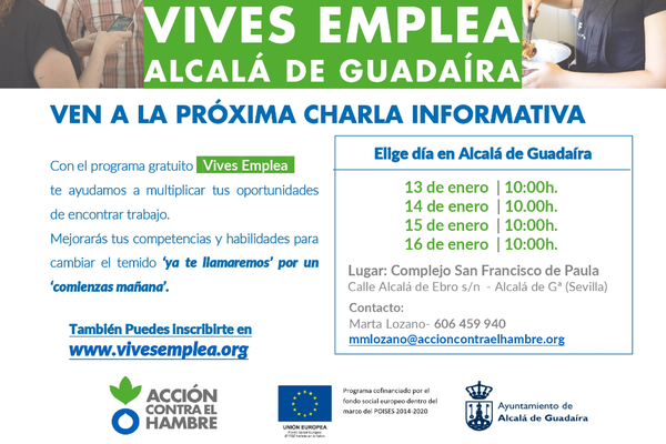 Charlas Informativas con Vives Emplea Alcalá