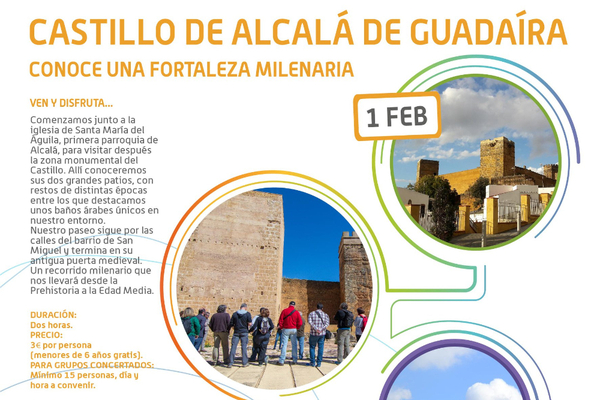 Visita guiada al Castillo de Alcalá en febrero