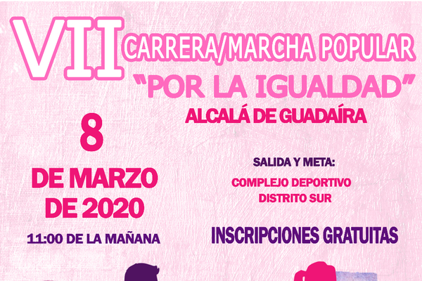 VII Carrera marcha popular `Por la Igualdad´ en Alcalá