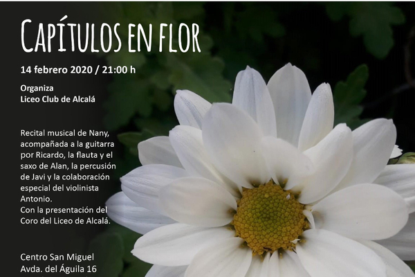 Recital musical en San Miguel este viernes 14 de febrero