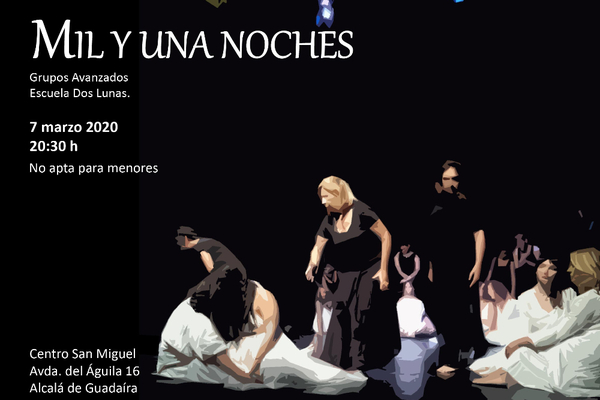 La Escuela Dos Lunas presenta `Mil y una noches´en San Miguel