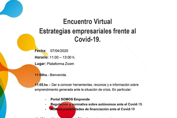 Encuentro virtual sobre estrategias empresariales