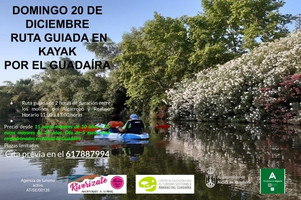 Ruta guiada en Kayak por el Guadaíra