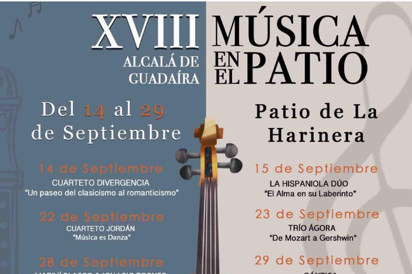 Ciclo de Música en el Patio este año en La Harinera