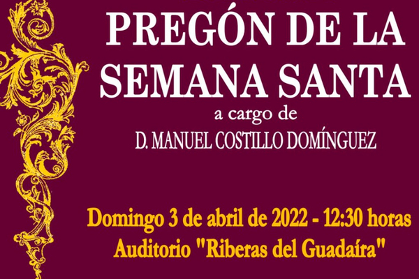 Pregón de la Semana Santa de Alcalá 2022