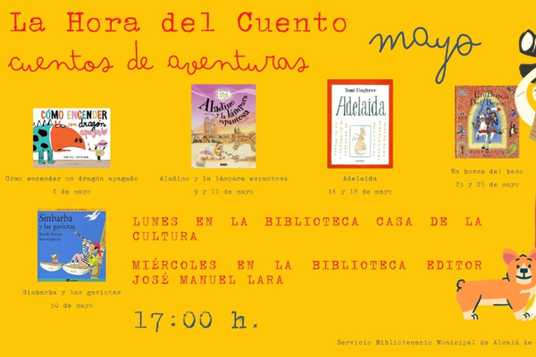 Los cuentos de aventura con La Hora del Cuento de la Biblioteca