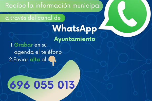 Canal municipal de información por whatsapp