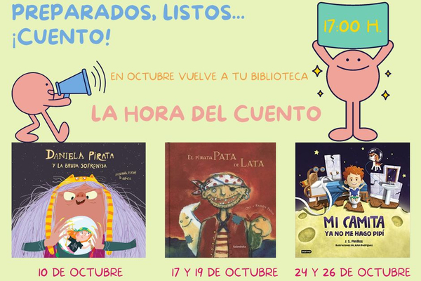 La Hora del Cuento en las bibliotecas de Alcalá