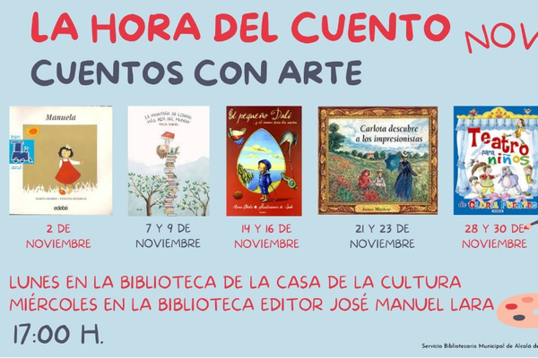 La hora del cuento en las Bibliotecas de Alcalá