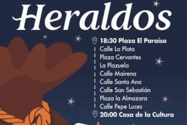 Llegada de los Heraldos de Sus Majestades los Reyes Magos