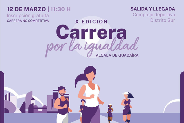 Alcalá celebra la X Carrera por la Igualdad