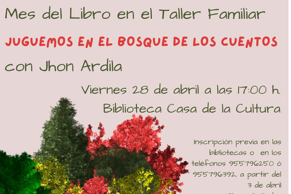 Taller familiar `Juguemos en el bosque de los cuentos´