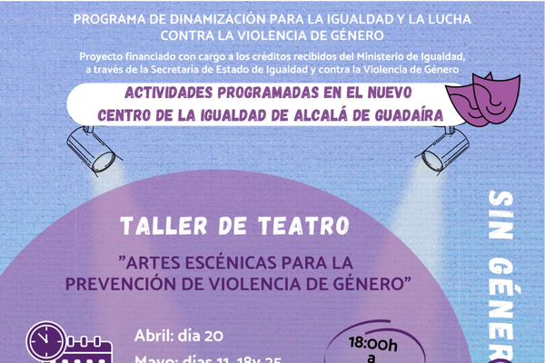 Taller de teatro en el nuevo Centro de la Igualdad